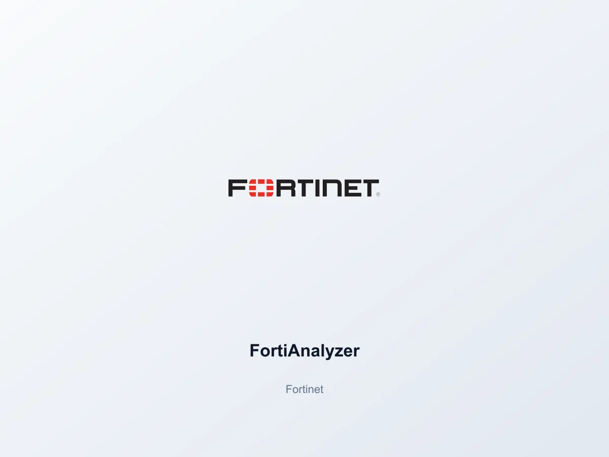 FortiAnalyzer