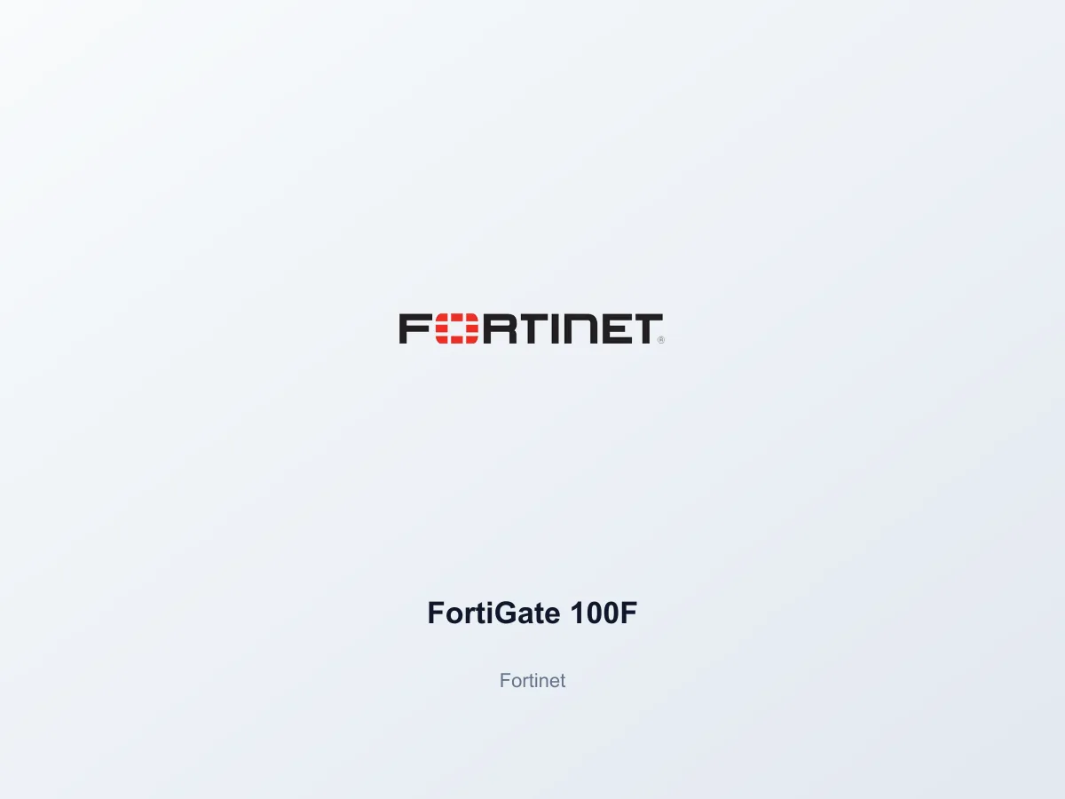 FortiGate 100F