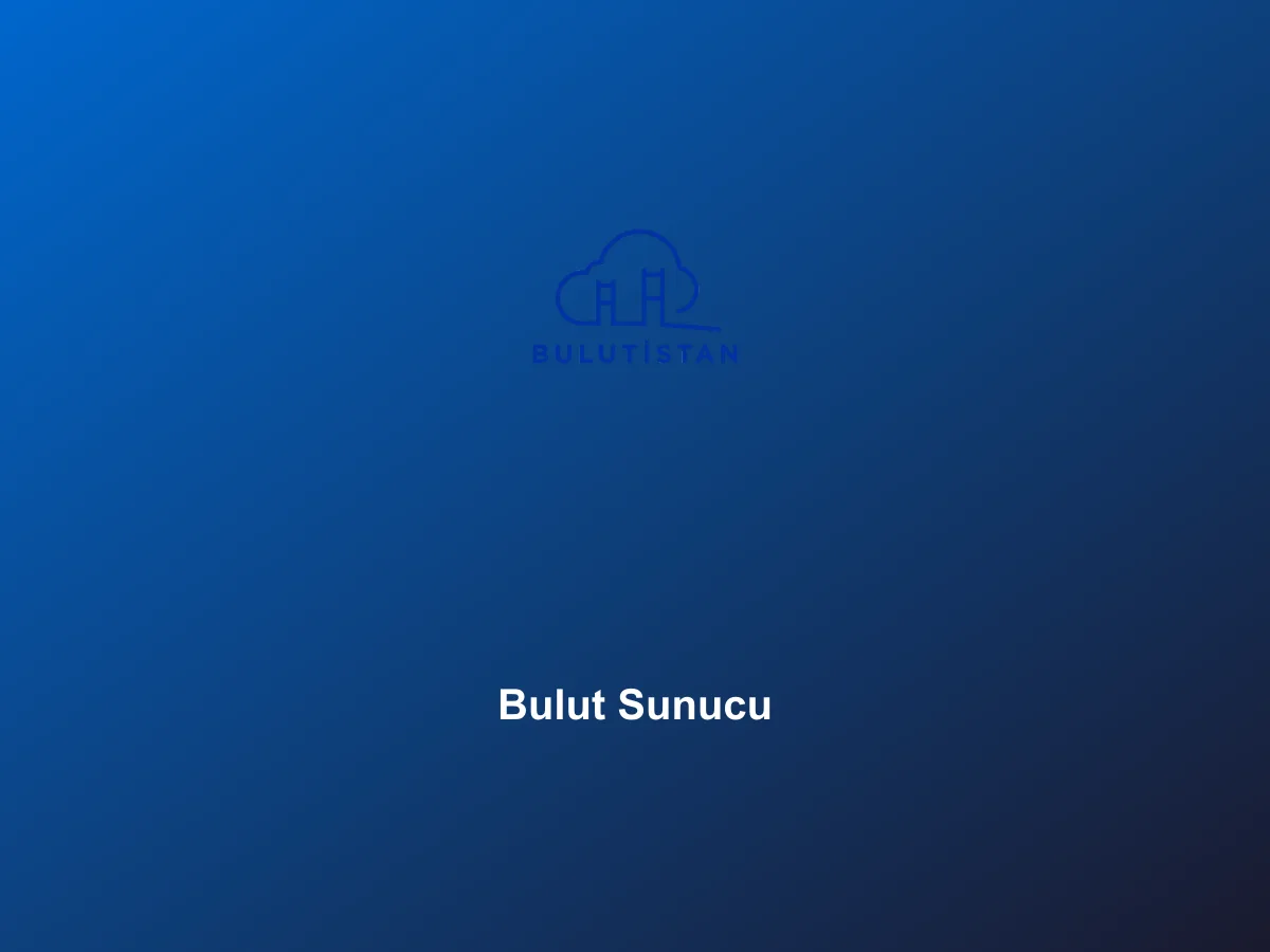 Bulutistan GPU Sunucu