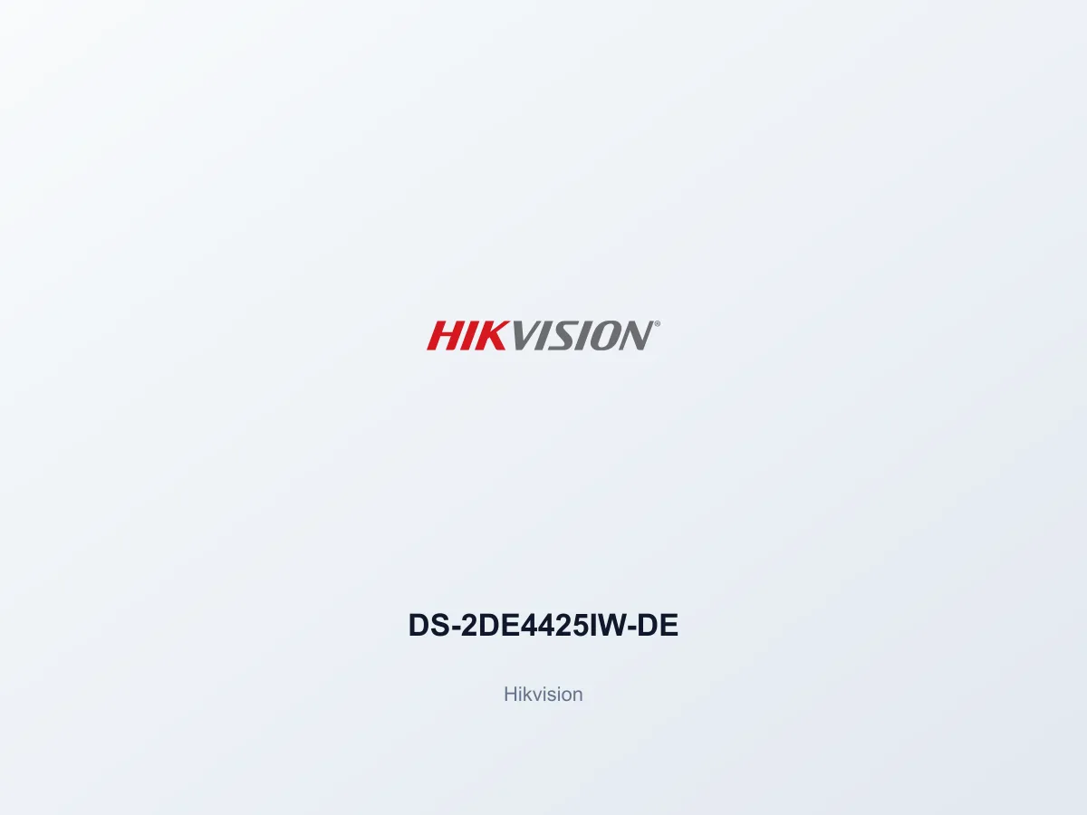 DS-2DE4425IW-DE