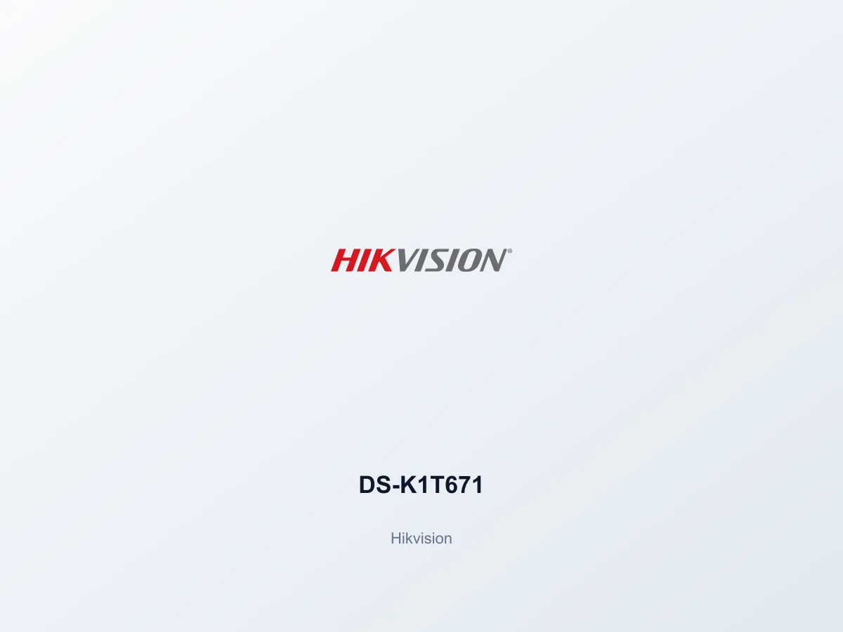 DS-K1T671