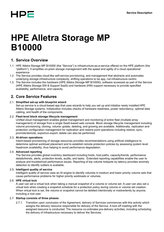 HPE Alletra Storage MP 10000