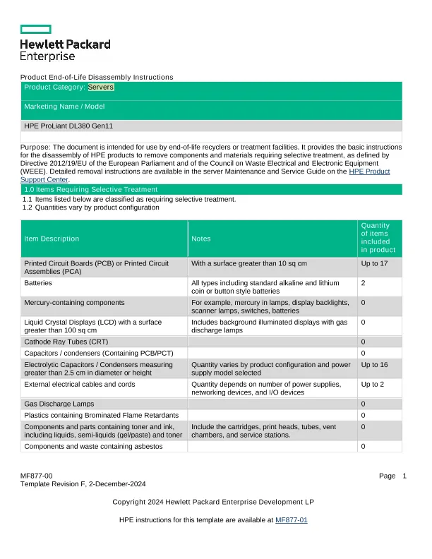 HPE ProLiant DL380 Gen11