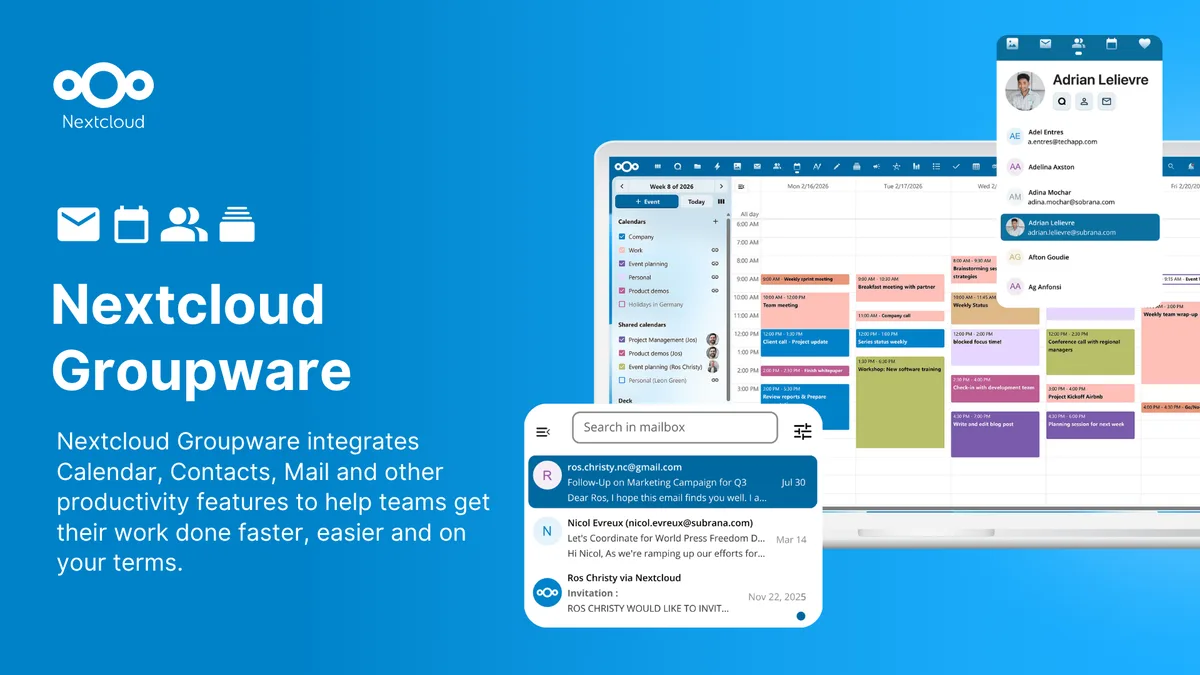 Nextcloud Groupware