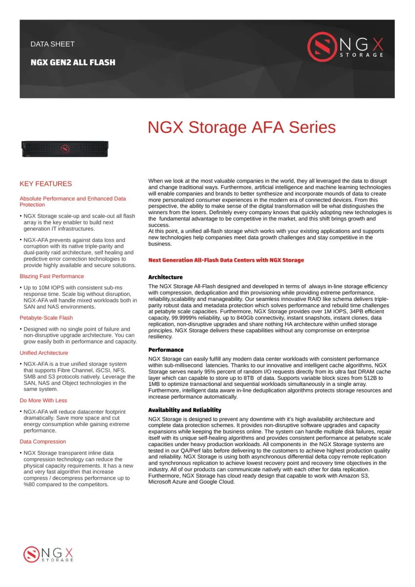 NGX-AFA All-Flash GEN2