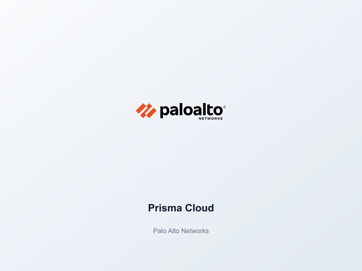 Prisma Cloud
