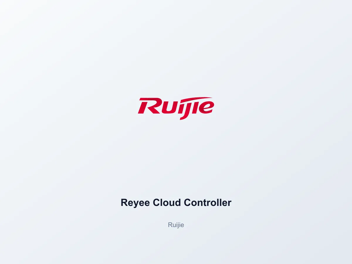 Reyee Cloud Controller