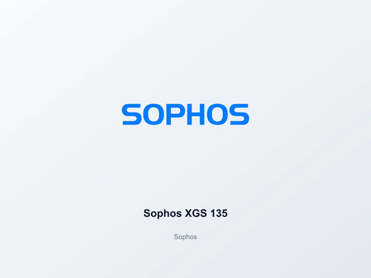 Sophos XGS 135