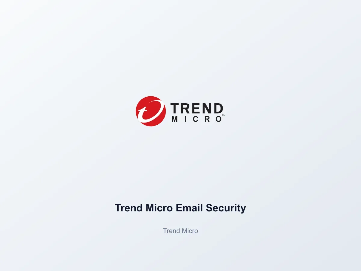 Trend Micro Email Security