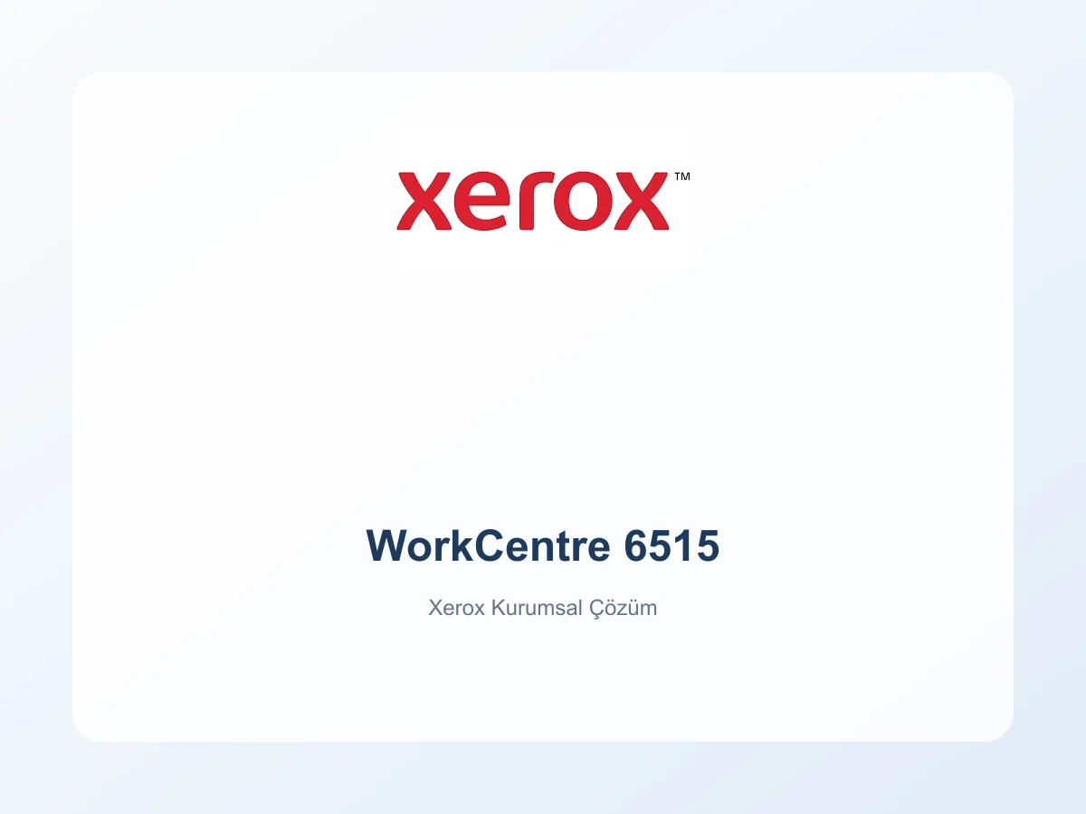 Xerox WorkCentre 6515